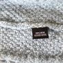 Original Aran Co 100% Merino Wool Cable Knit Cardigan  Blue  Size M Image 4