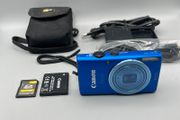 Canon IXUS 132 16MP Digital Camera Blue - Full Kit