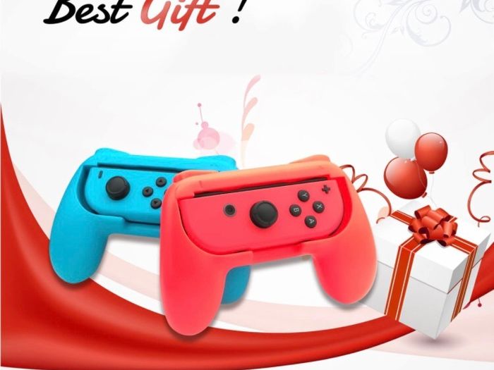 Grips Compatible with Nintendo Switch Joy-Con&Switch OLED Model, Wear-resistant Handle Kit Gamepad Replacement for Nintendo Switch Joy Cons &Switch OLED Model for Controller MULTIPLE COLOURS AVAILABLE (FREE POSTAGE)