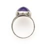Vintage 925 Sterling Silver Ring & Amethyst Ring, Birmingham 1973 Image 7