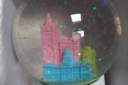 New Dublin snow globe in box