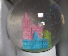 New Dublin snow globe in box