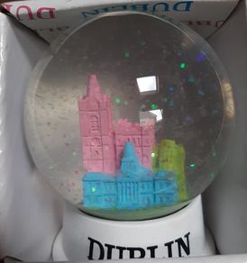 New Dublin snow globe in box