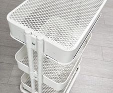 IKEA RASKOG Utility Cart White Metal Storage / Utility Trolley