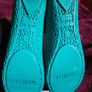 Melissa turquoise rubber rain sandals shoes ballerinas 38 5 Image 2