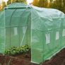 SUMMER SALE Polytunnel Greenhouse 3x2x2m 6m Squared Poly Tunnels Gardening Walk In Pollytunnel Tent with Steel Frame Image 3