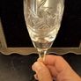 Superb set of 6 wine glasses High quality 24%lead crystal, similar to Waterford Image 5
