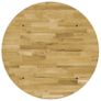 Table Top Solid Oak Wood Round 44 mm 800 mm Image 3