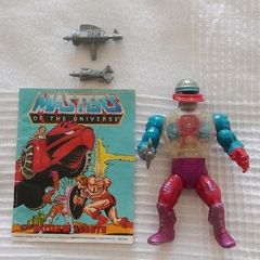 Motu Roboto 100% complete + comic he-man vintage