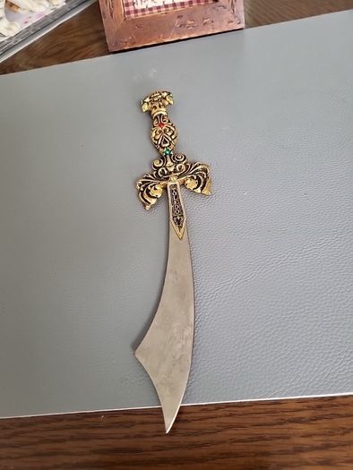 Letter opener scimitar