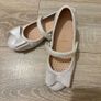 Girls Geox White Patent Leather/ Pearl effect Communion shoes Image 2