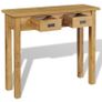 Console Table Solid Teak 90x30x80 cm Image 4