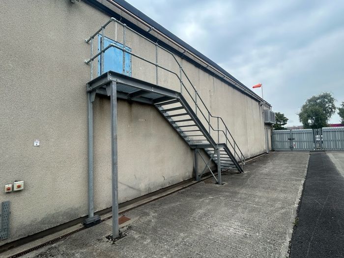 Fully Galvaised fire escape stair case