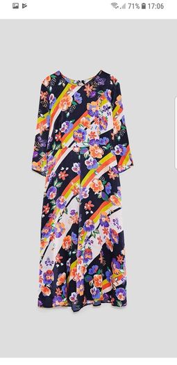 ZARA NEW midi floral dress