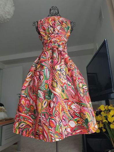 Hobbs Linen Dress Size Uk 12