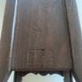 Antique Hand Carved Tall wooden Trinket Image 5