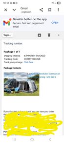 Cayman air awning for mid size campervans