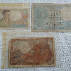 WW2 banknotes France