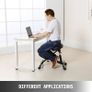Ergonomic Kneeling Chair Adjustable Kneel Stool Thick Cushion for Balancing Back Body Shaping Home Office Computer Chair Image 8