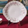 3 Piece Royal Albert / Paragon Victoriana Rose Bone China Gold Gilt Cake Plate, Sugar Bowl And Milk Jug Set Made In England Image 3