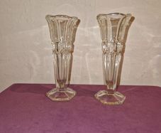 Matching pair of 1930's Rudolf Schroetter vases from the "Lord" collection