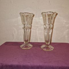 Matching pair of 1930's Rudolf Schroetter vases from the "Lord" collection
