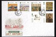 2010 Isle of Man Interment Art History (1st series) Commemorative Stamps First Day Cover (FDC)