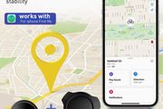 Smart Anti- Loss Tracker Compatible for IOS Find My App, Adhesive Locator Suitable for Cars, Motorcycles,