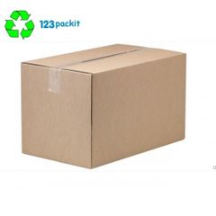 Lot of 10 pcs cardboard boxes ecommerce -friendly single wall light box excellent for shipping and posting all brown size 30 x 20 x 15 cm e-commerce art crafts hamper etc..