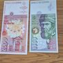 Pre Euro Spain Peseta Banknotes Complete High Denomination Set Image 8
