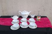 China floral tea set postage possible