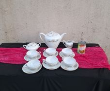 China floral tea set postage possible