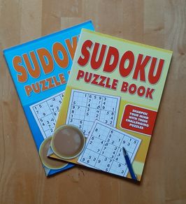 Two unused Sudoku puzzle books