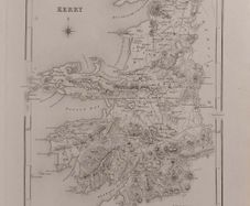 Kerry 1837 Antique Map Including Baronies