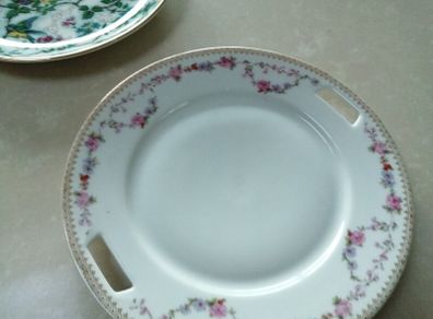 Bavarian porcelain china cake plate