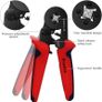Crimper Plier Set, Preciva 0.25-10mm Ferrule Crimping Tool, Ratchat Bootlace Wire Crimping Tool, Crimping Plier with 1200 Terminal Crimp Connectors Image 3