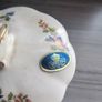 Vintage Ansley Cottage Garden Lidded Trinket Holder Image 2