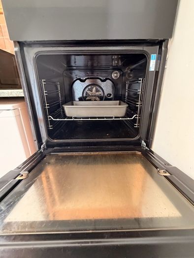 Indesit Aria Black Electric Double Oven
