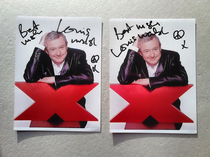 Louis Walsh X FACTOR autographs