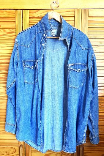 Vintage Cowboy Denim with stud buttons