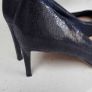 DUNE Navy Round Toe High Heels Sz 41 (Fit 8-8.5UK) Image 6