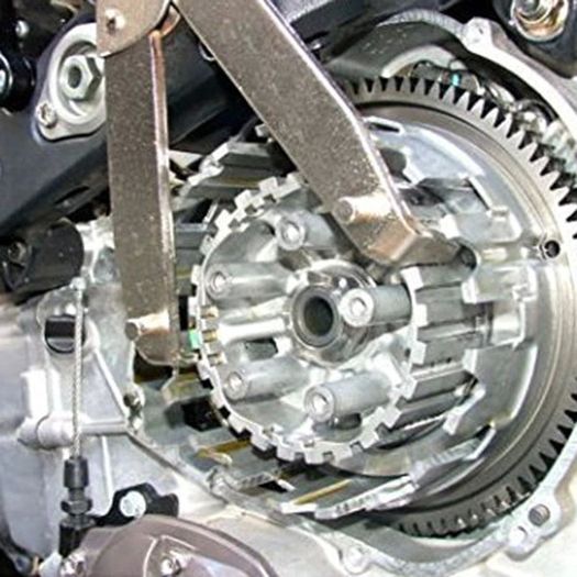 Universal Motorcycle Tools Clutch Holding Tool Motorcycle Motorbike Clutch Hub Basket Flywheel Holder Wrench Repair Removal