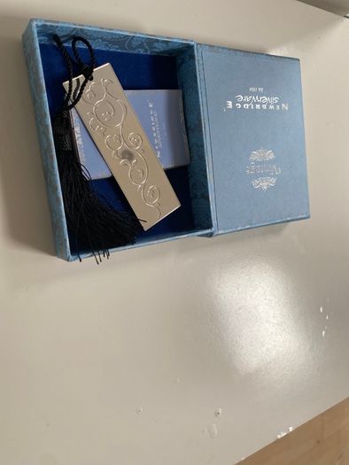 Newbridge silverware book marker  with black tag