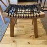 Outdoor wooden stools x2 Image 2