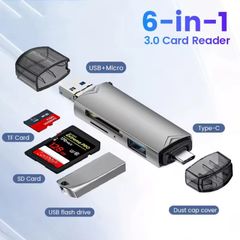 6-in-1 Multi-Functional Flashcard Adapter