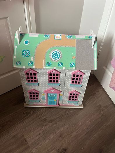 wooden dolls house