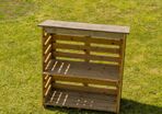 Open front log store
