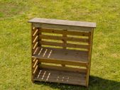 Open front log store