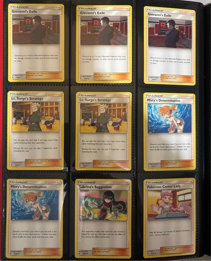 Pokemon Trainer Cards