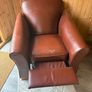Leather recliner armchair Image 3
